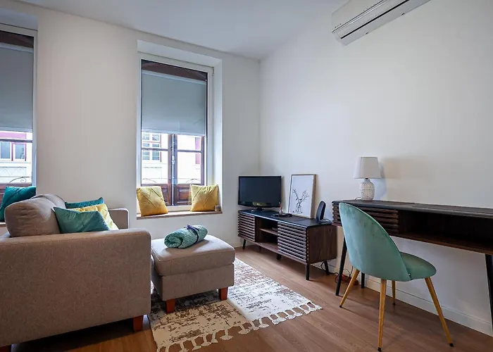 アパート Casa Esmeralda By Sweet アヴェイロ